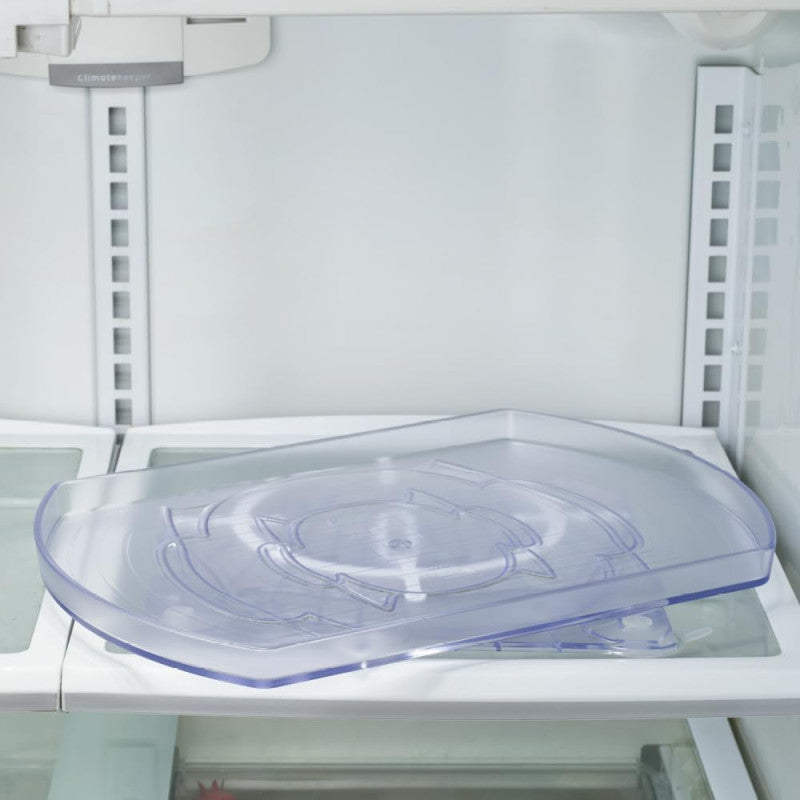 360° Rotating Organizer – Spice Rack & Fridge Storage Turntable