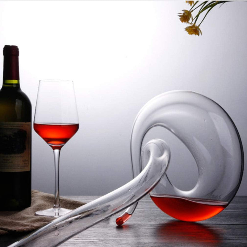 Buy Handmade Crystal Beverage Decanter – 1800ml Elegant Glass Jug – Luxury Drink Server Pakistan