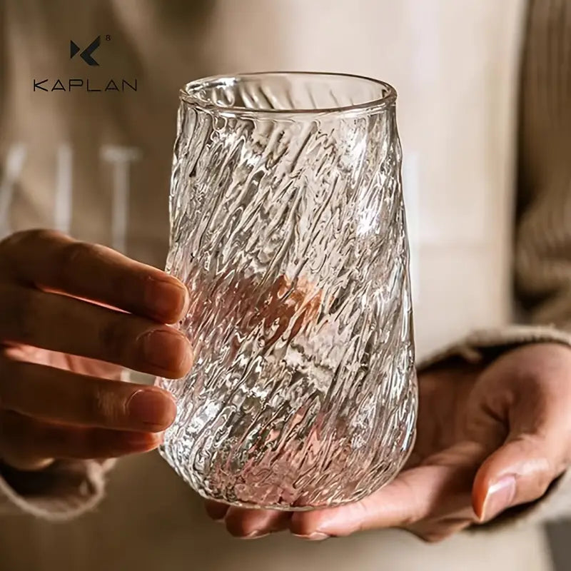Buy Frozen Ice Design Glass Cup – Transparent Tea & Coffee Mug – Elegant Gift Mug Pakistan