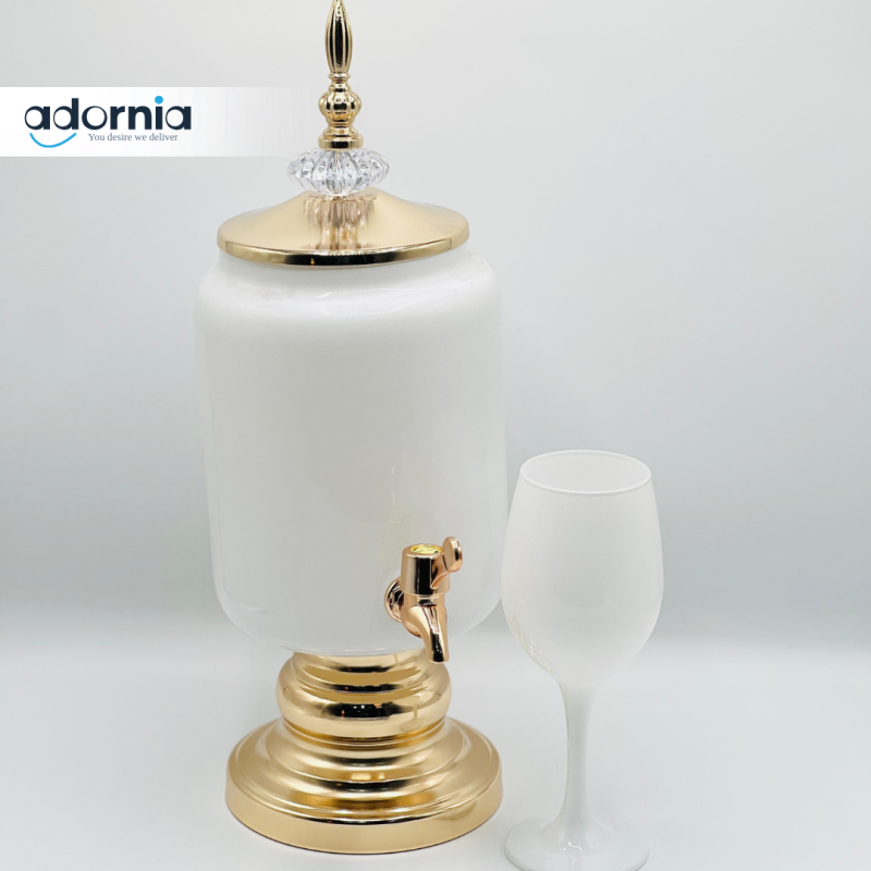 7 Pcs Dispenser Set White Matt – Elegant & Functional Kitchen Storage