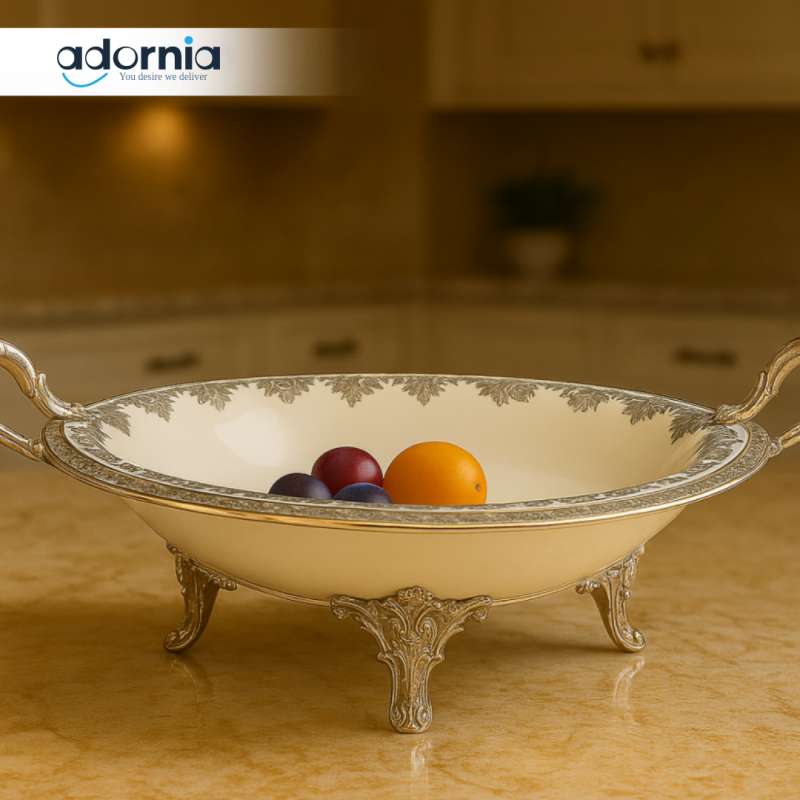 SERVING DISH OVAL – 31CM LUXURY VINTAGE DESIGN BOWL