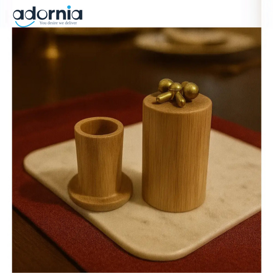 Elegant Bamboo Toothpick Dispenser