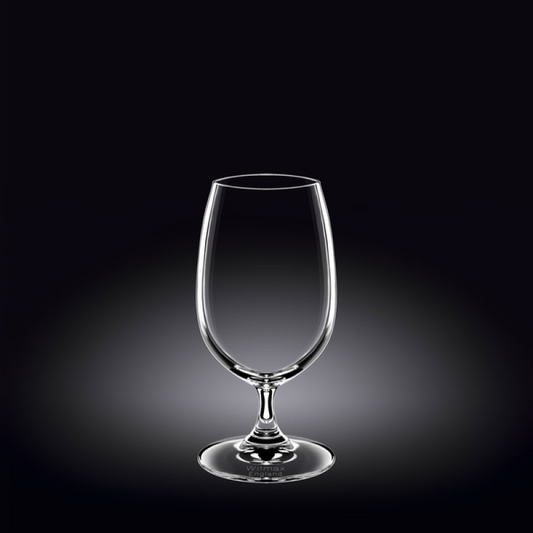 Wilmax Water Glass – 420 ml | Set of 6 Elegant Drinking Glasses