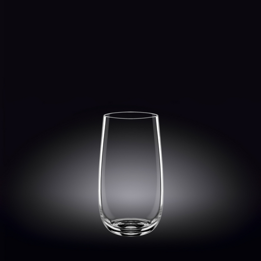 Wilmax Long Drink Glass Set – 540 ml (18 fl oz), Set of 6