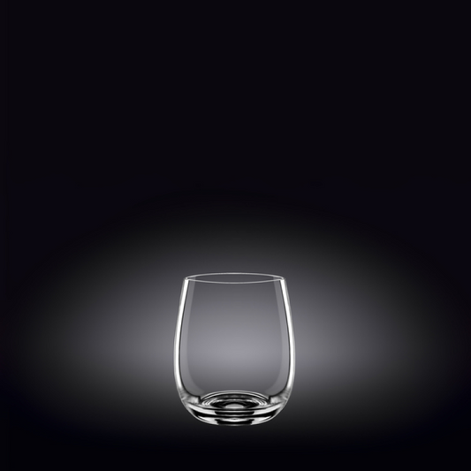 Wilmax Whisky Glass Set – 370 ml (13 fl oz) Set of 6