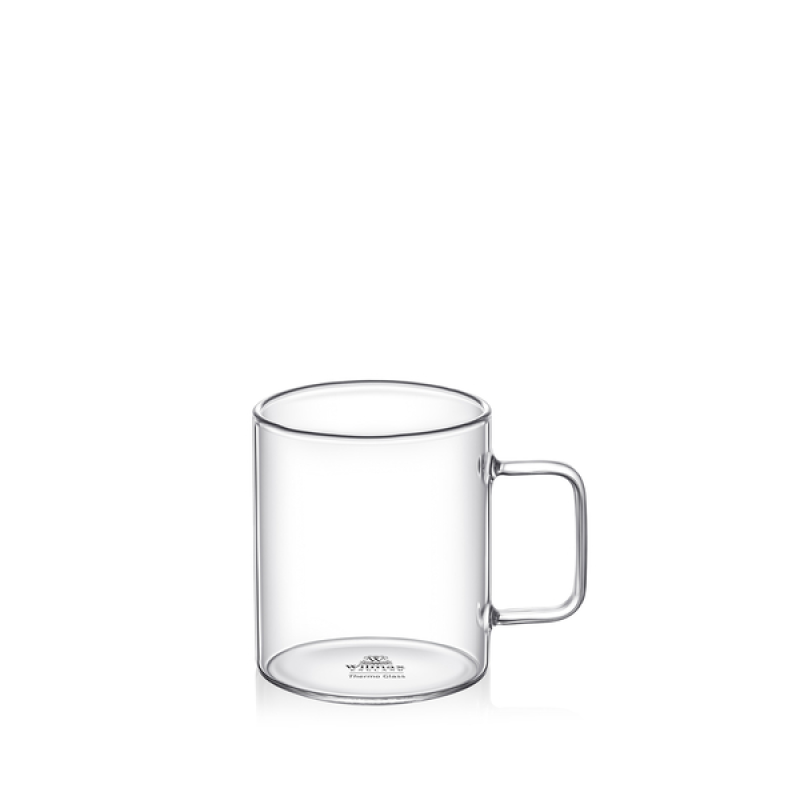 Wilmax Double Wall Thermo Glass Cup – 250 ml (8 oz, Single Piece)