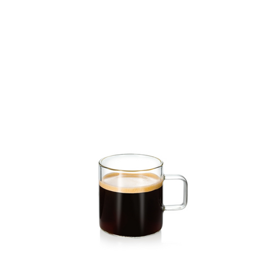 Wilmax Double Wall Thermo Glass Mug – 100 ml | Single Piece