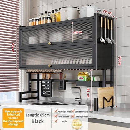 Over The Sink Cabinet Rack - 85cm | Dual Cabinet