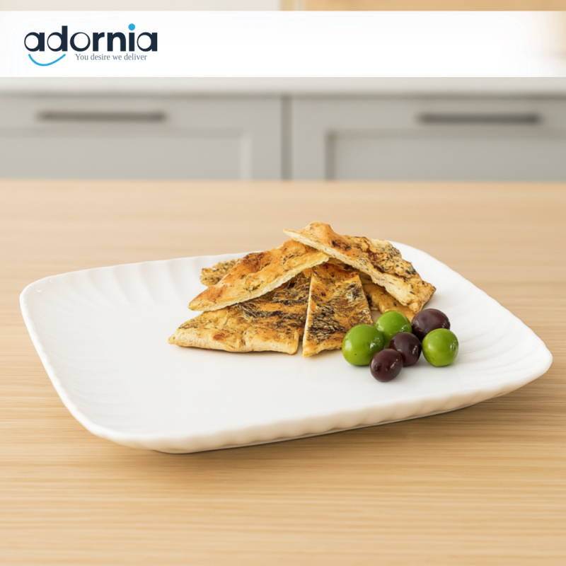 SY7565 GROOVE SQUARESERVINGPLATE 30CM