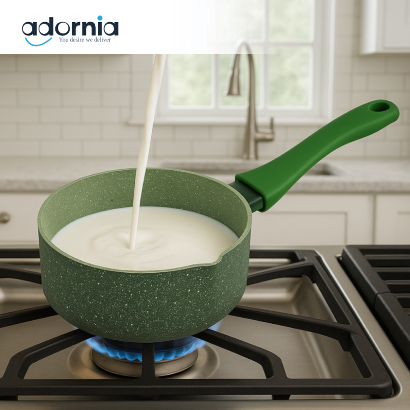 PRESTIGE ESSENTIAL 16CM NON-STICK MILK PAN – HEAT-RESISTANT HANDLE & POUR SPOUT