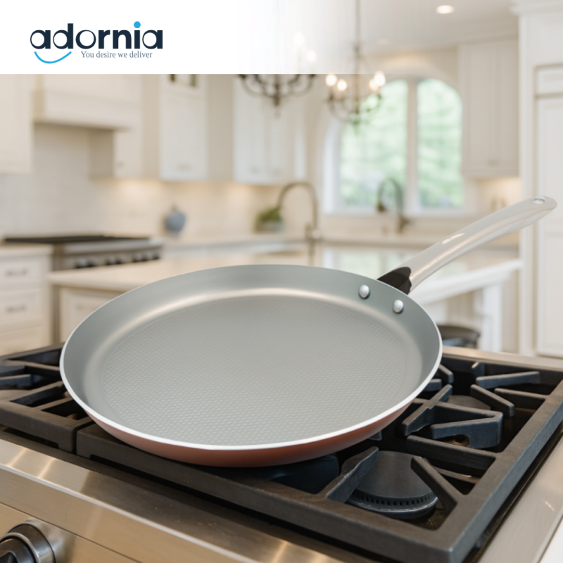 PRESTIGE ULTRA 31CM NON-STICK FLAT TAWA – DURABLE & EVEN HEATING COOKWARE