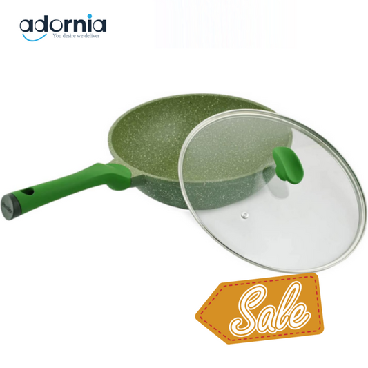 PRESTIGE GRANITE WOK PAN 32CM – NON-STICK DEEP FRYING & STIR-FRY COOKWARE