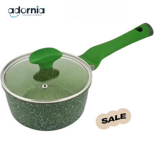 PRESTIGE GRANITE SAUCEPAN WITH LID 16CM – NON-STICK DURABLE COOKING POT