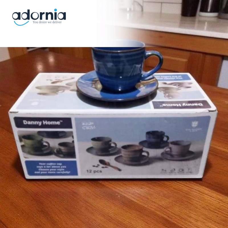 Cup Saucer Set 6Pcs 220ml 8c-STB35-2