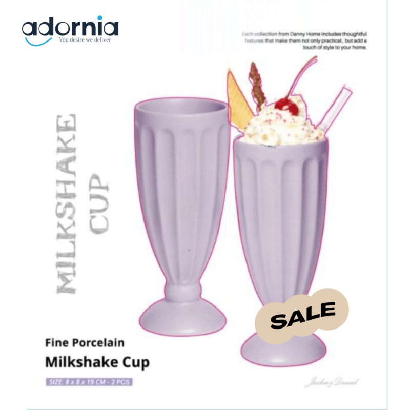 Danny Home? 2 Pcs Milkshake Cup - Purple