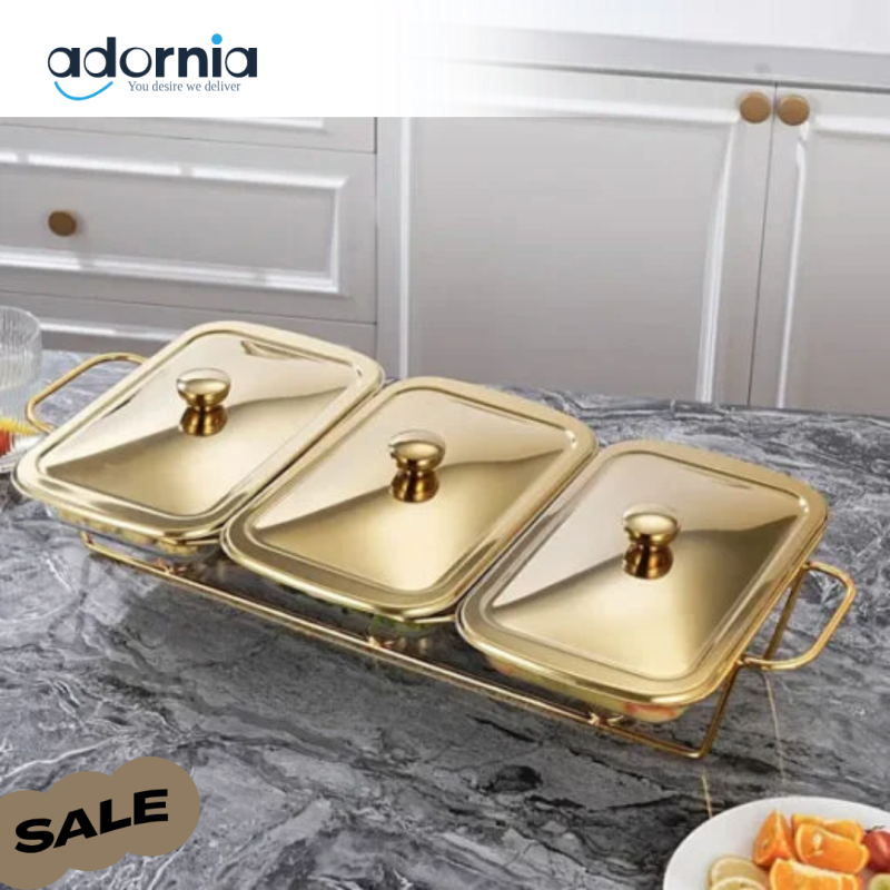 Rectangle Burner Dish 3in1