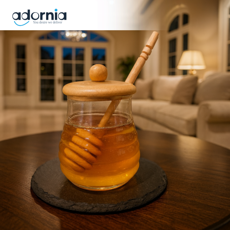 HONEY JAR WITH DIPPER – BG45056