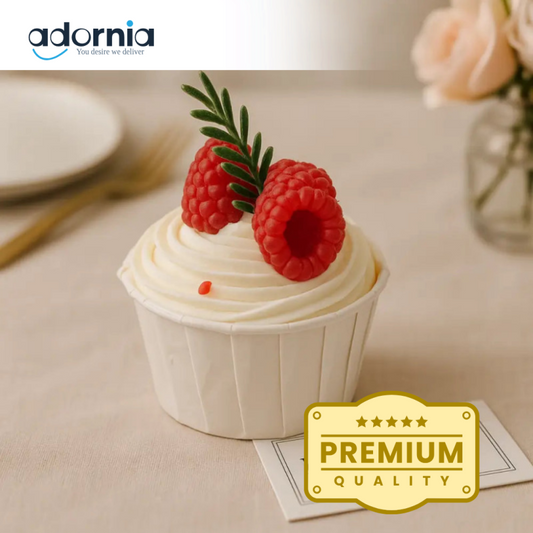 Luxury Raspberry Cupcake Fridge Magnet