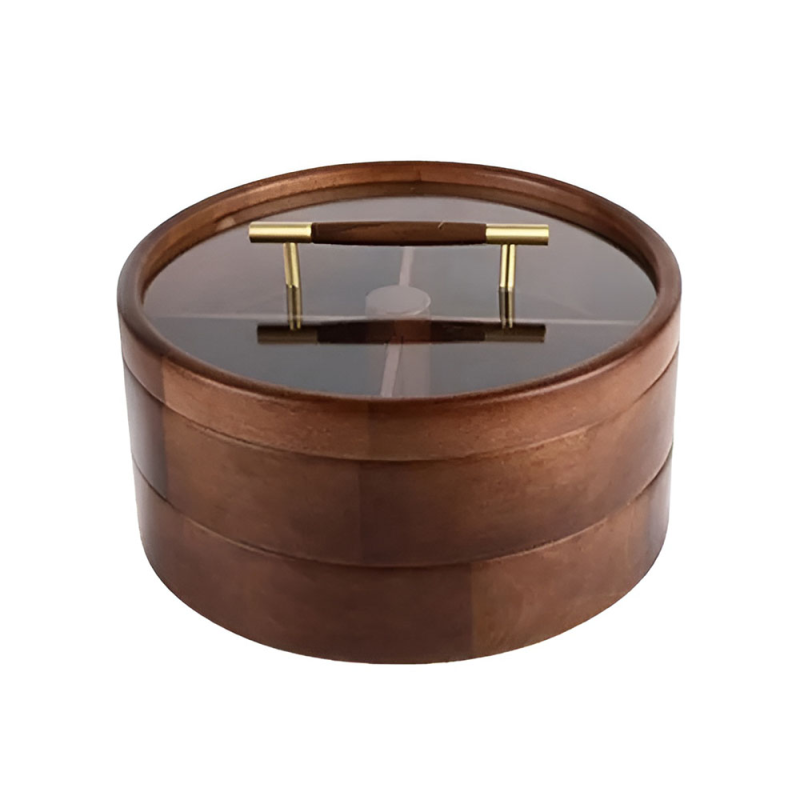 Dry Fruit Box 3 Tier Wooden