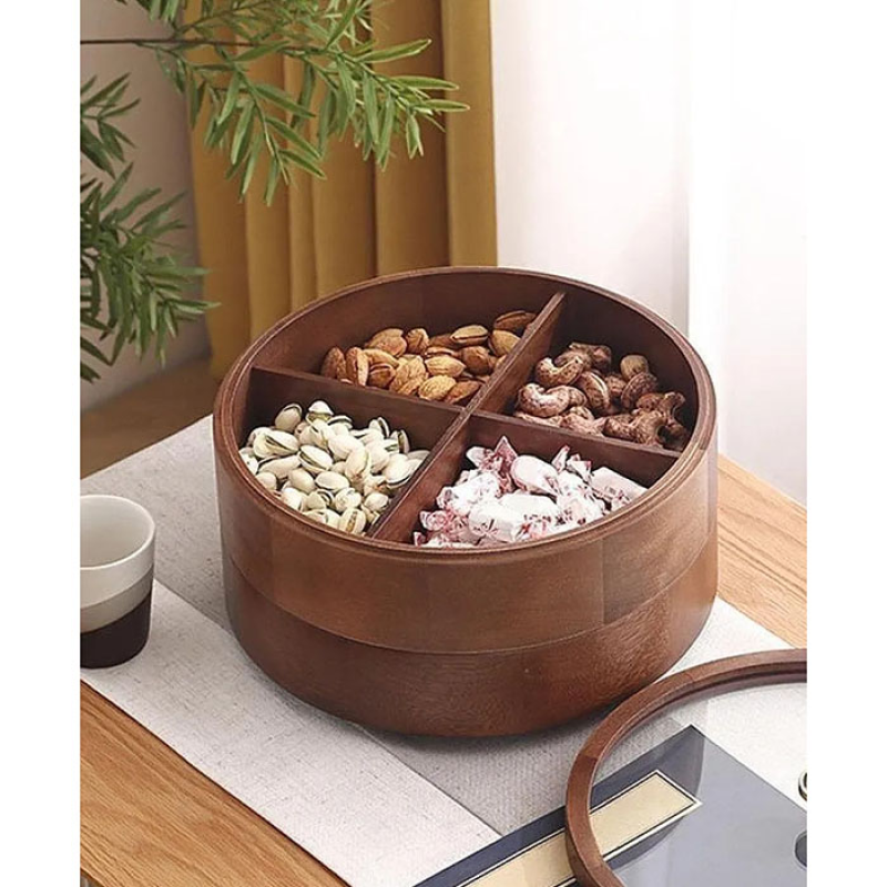 Dry Fruit Box 3 Tier Wooden