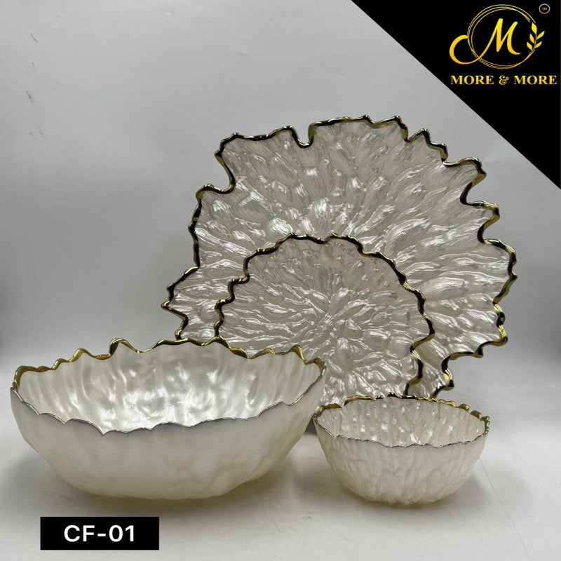 14 Pcs Ceramic Cake & Fruit Serving Set – Elegant Dessert Plates