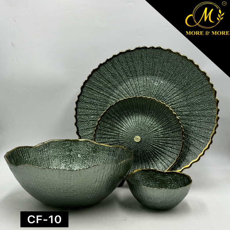 14 Pcs Ceramic Cake & Fruit Serving Set – Elegant Dessert Plates