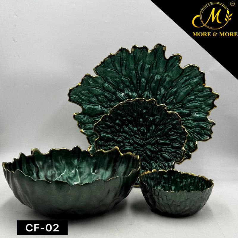 14 Pcs Ceramic Cake & Fruit Serving Set – Elegant Dessert Plates