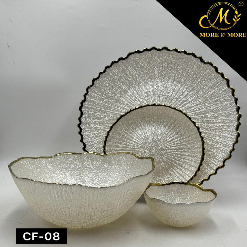 14 Pcs Ceramic Cake & Fruit Serving Set – Elegant Dessert Plates