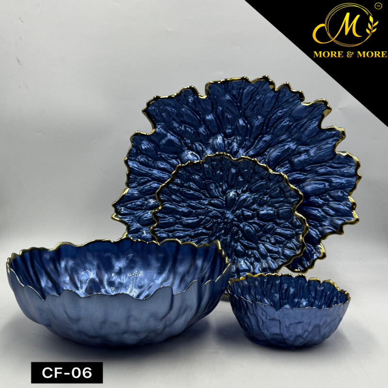 14 Pcs Ceramic Cake & Fruit Serving Set – Elegant Dessert Plates