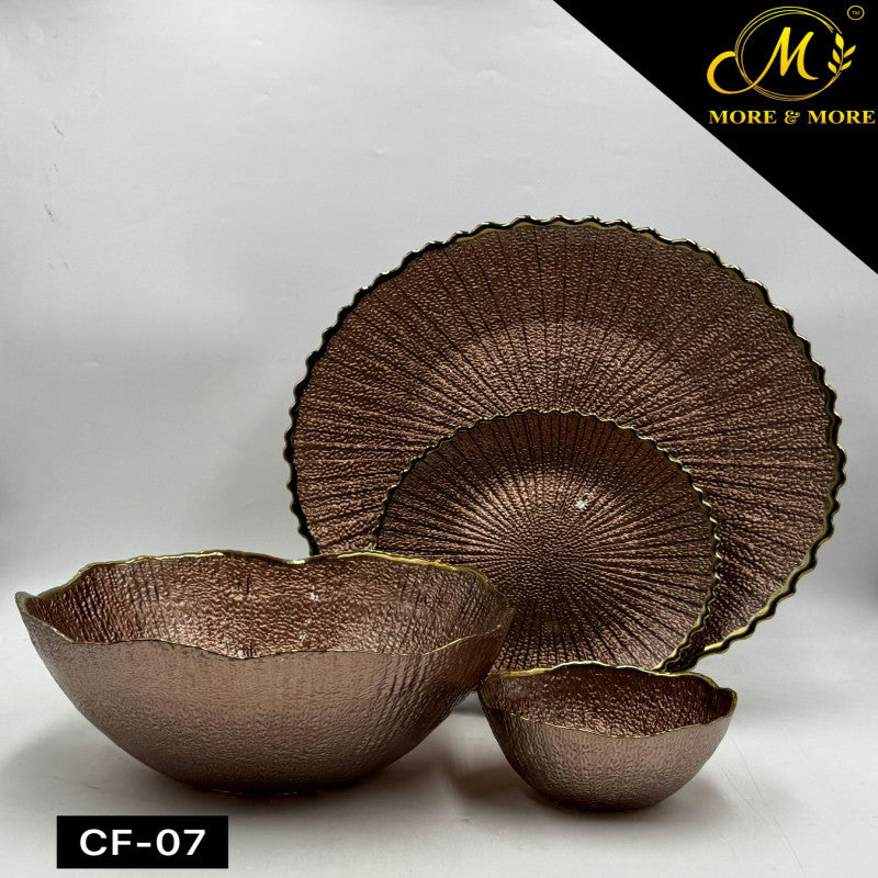 14 Pcs Ceramic Cake & Fruit Serving Set – Elegant Dessert Plates