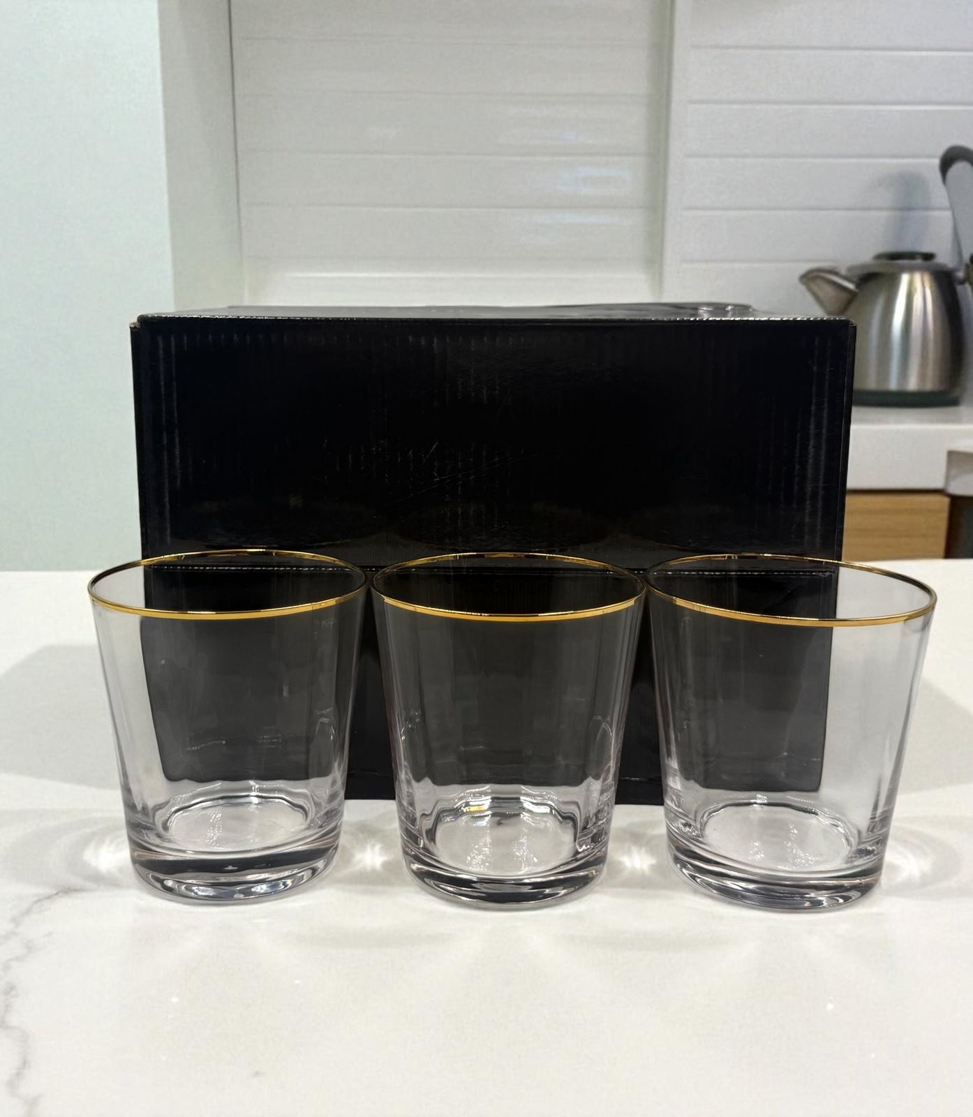 6-Piece Premium Glass Set – Elegant Drinkware for Water, Juice & Beverages | Durable & Stylish Table Glasses | Adornia.pk