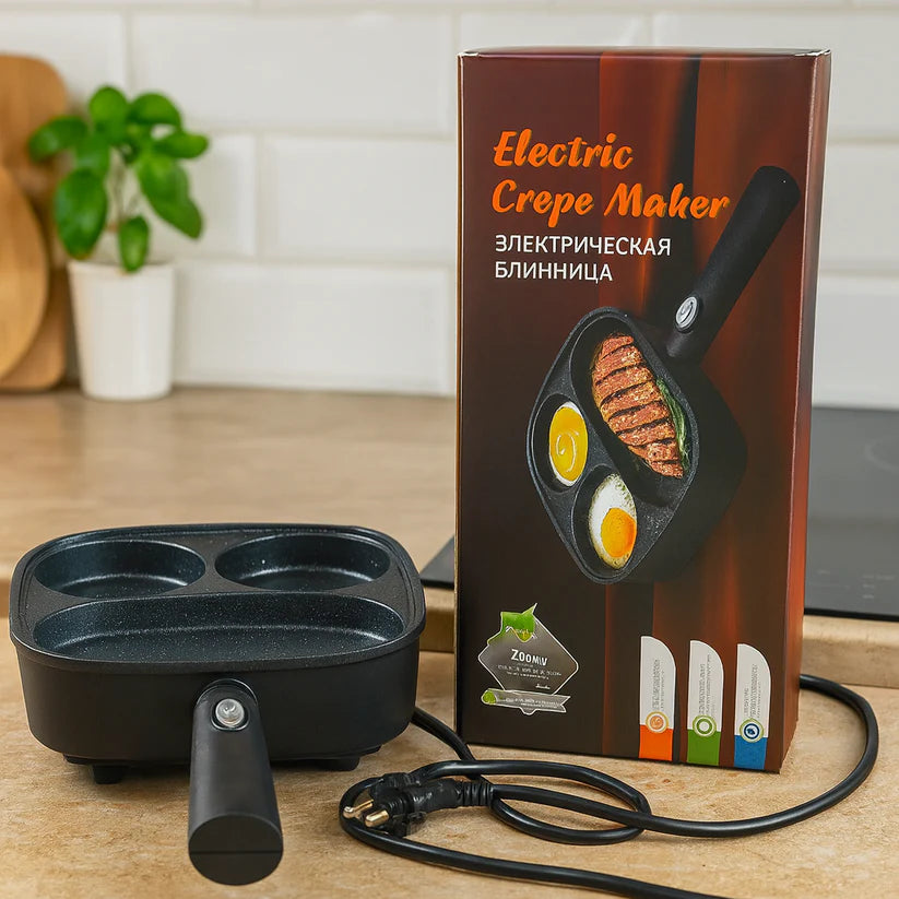 MULTI-FUNCTION ELECTRIC FRY PAN – 700W POWER NON-STICK COATING HEAT CONTROL