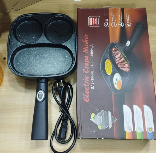 MULTI-FUNCTION ELECTRIC FRY PAN – 700W POWER NON-STICK COATING HEAT CONTROL