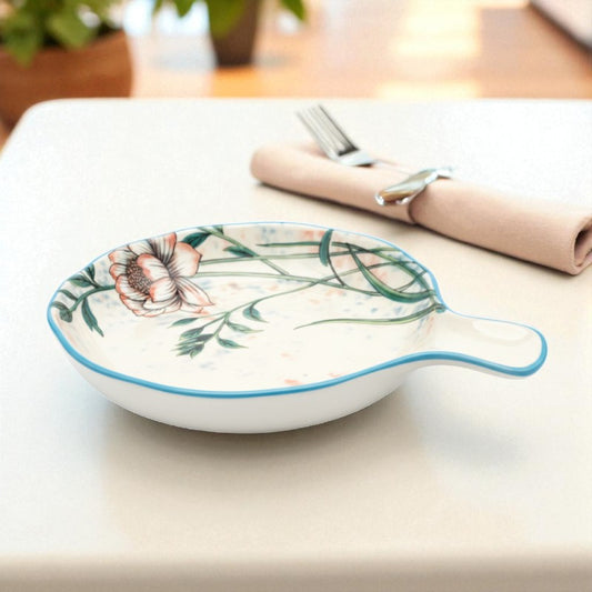 Brilliant 9-Inch Round Baker with Handle – Elegant Porcelain Baking & Serving Dish | Adornia.pk