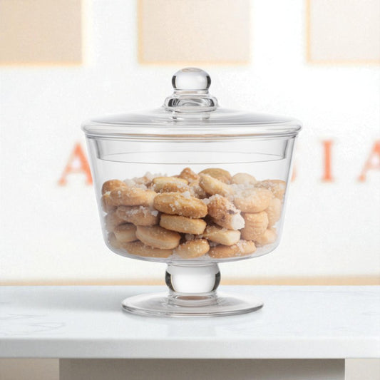 Danny Home Decorative Glass Jar (CB-62) – Elegant Storage & Display | Adornia.pk