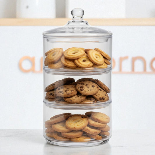 Danny Home Decorative Glass Jar (CB-57) – Elegant Storage & Display | Adornia.pk
