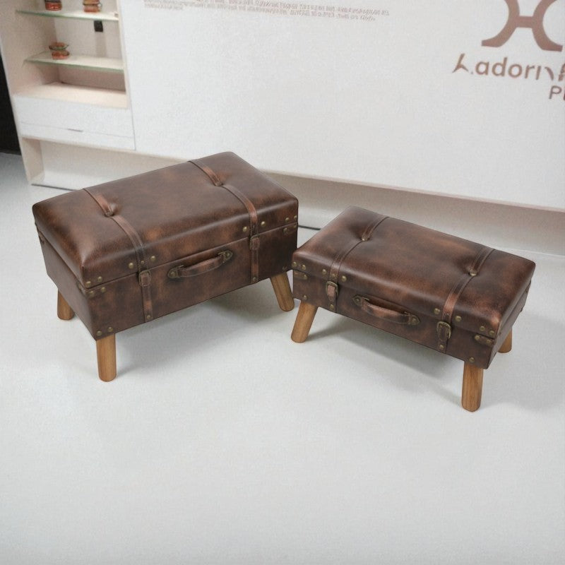 Adornia 2-Piece Storage Box & Stool Set (21413) – Foldable Multipurpose Organizer with Seat | Adornia.pk