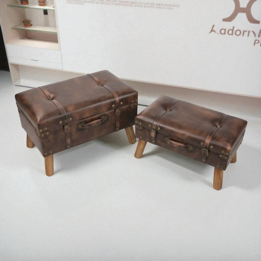 Adornia 2-Piece Storage Box & Stool Set (21413) – Foldable Multipurpose Organizer with Seat | Adornia.pk