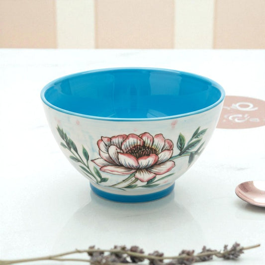 Brilliant 4.5-Inch Round Bowl – Elegant Porcelain Serving & Dining Bowl (BR2015) | Adornia.pk