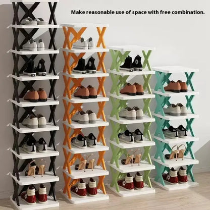 5 Layer Shoe Rack Organizer – Space-Saving Shoe Storage Shelf for Closet, Bathroom & Door