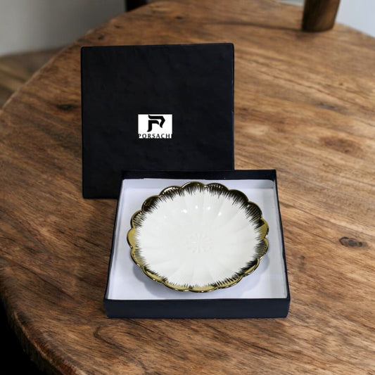 طبق بورسلين أنجيلا بلو روز 1 قطعة