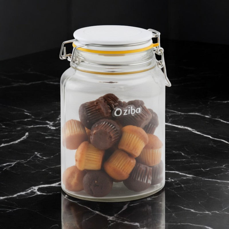 Ziba Rainbow Oval Latch Jar – Size 2 (11074) | Adornia.pk