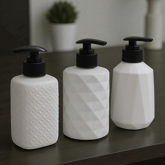 ABS Plastic Soap Pump Dispenser – Refillable Liquid Soap Bottle (Random Color) | Adornia.pk