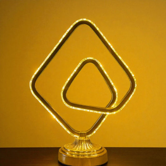 Luxurious Metal LED Lamp – Modern Decorative Light for Living Room & Bedroom | Adornia.pk