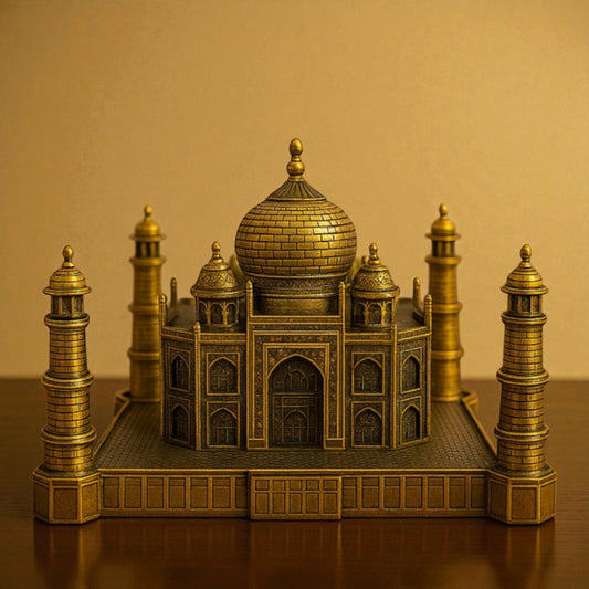 Metal Taj Mahal Model – Premium Home & Office Decorative Showpiece (Small) | Adornia.pk