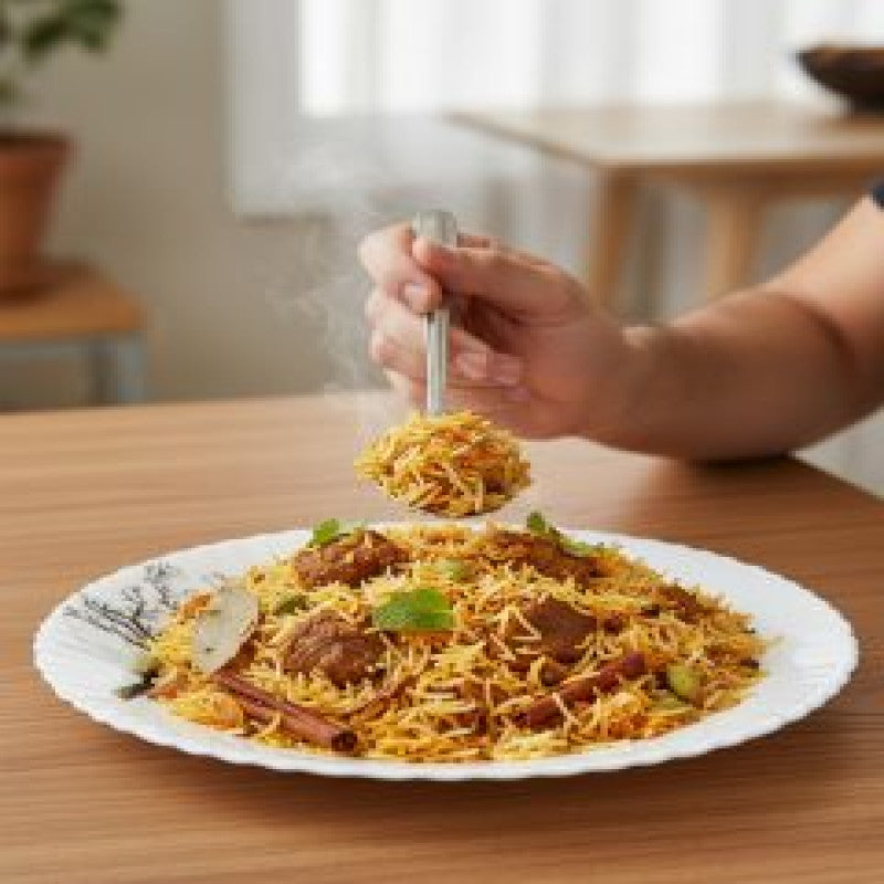 Midnight Tree 26-Piece Opalware Dinner Set – Bold Minimal Black & White Tableware Collection | Adornia.pk