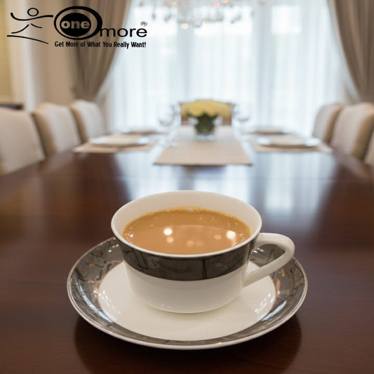 12-Piece Timeless Cup & Saucer Set – 6 Cups & 6 Saucers | Adornia.pk