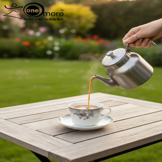 Daily Elegance 12-Piece Tea & Coffee Cup & Saucer Set – 6 Cups & 6 Saucers | Adornia.pk