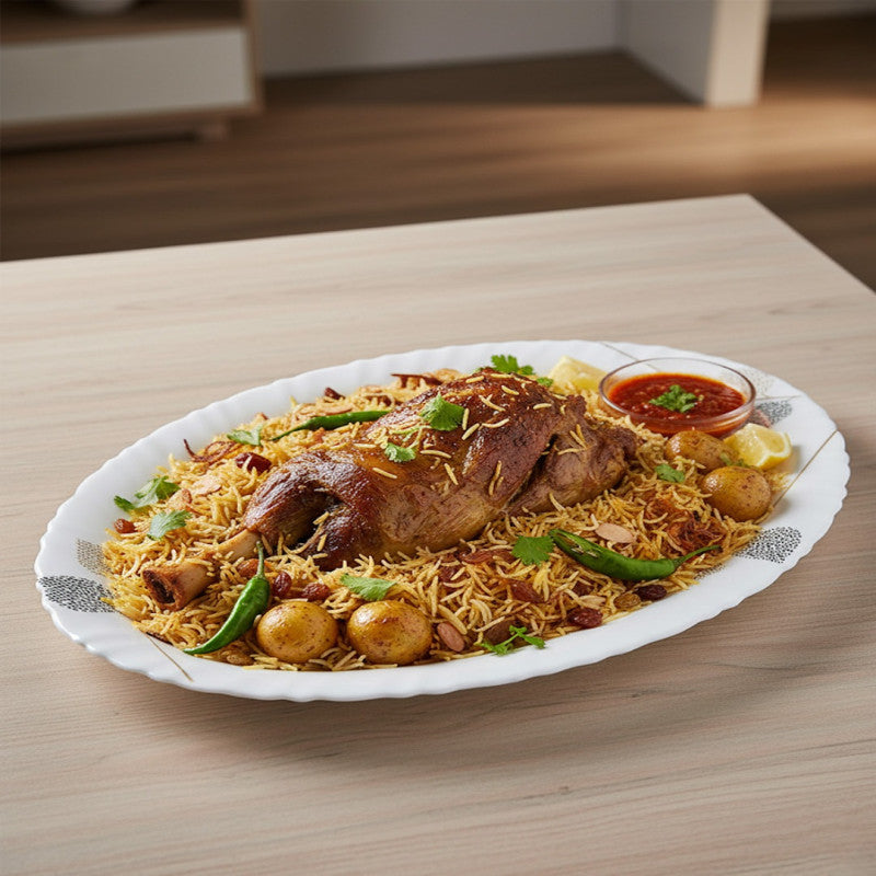 26-Piece Opalware Dinnerware Collection – Sophisticated Leaf Pattern | Microwave & Dishwasher Friendly