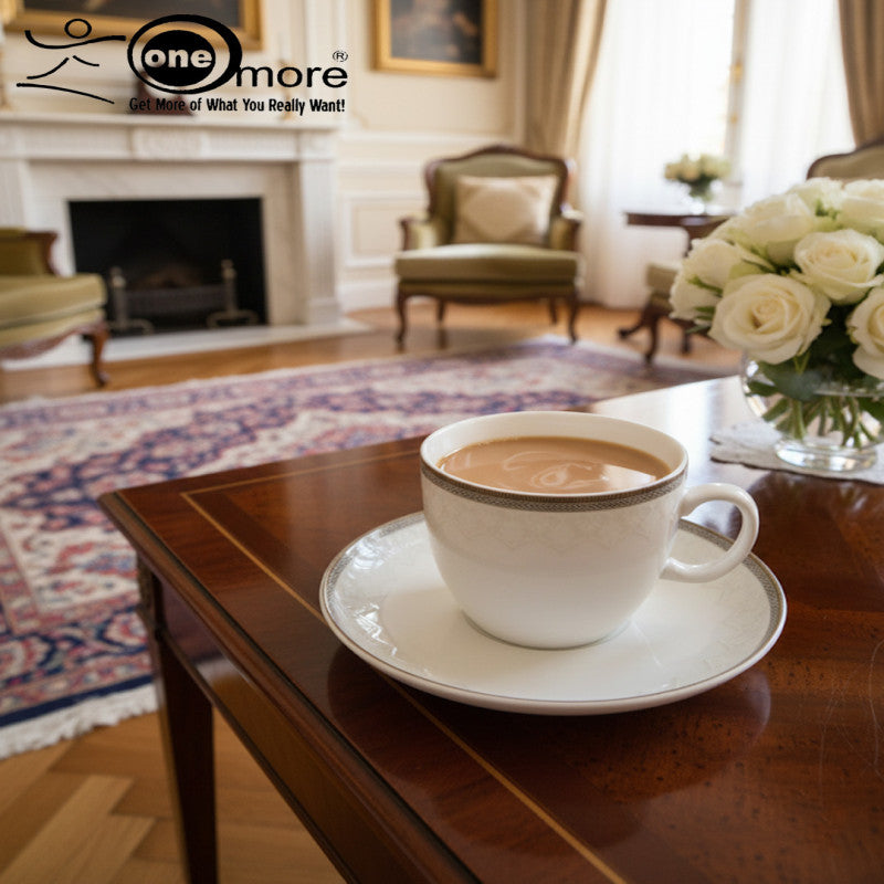 12-Piece Sophisticated Tea Cup & Saucer Set